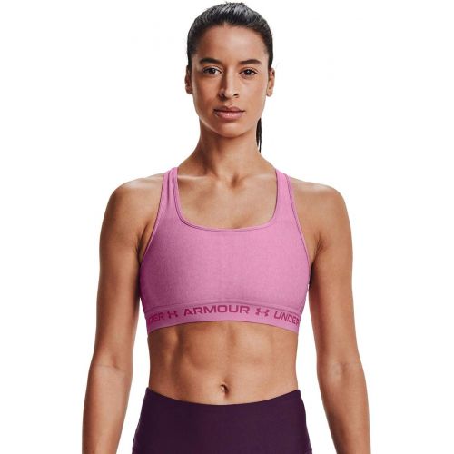 언더아머 Under Armour Womens Crossback Mid Heather Bra