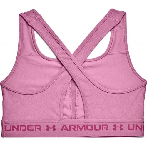 언더아머 Under Armour Womens Crossback Mid Heather Bra