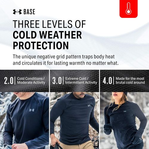 언더아머 Under Armour Mens Packaged Base 2.0 Leggings