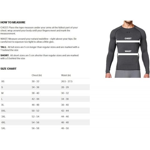 언더아머 Under Armour Mens HeatGear Armour Short Sleeve Compression T-Shirt