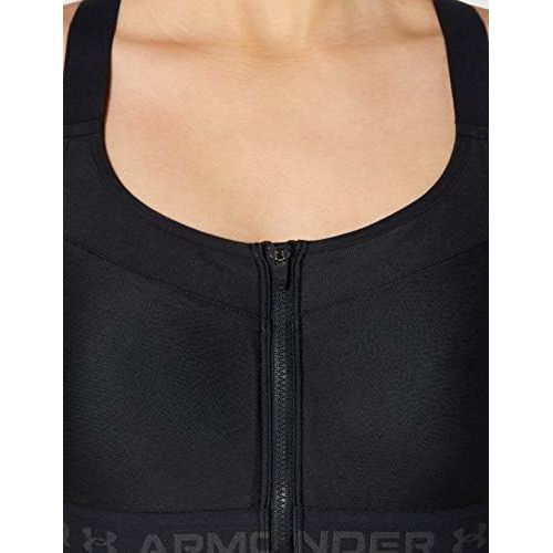 언더아머 Under Armour Womens Armour High Crossback Zip Bra