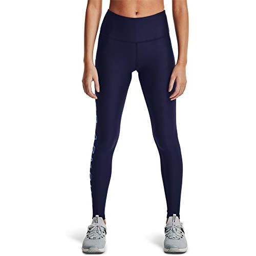 언더아머 Under Armour Womens HeatGear Branded No-Slip Waistband Leggings