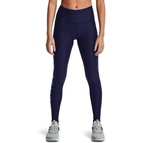 언더아머 Under Armour Womens HeatGear Branded No-Slip Waistband Leggings