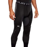 Under Armour Basketball Hex Padded Tights, Compression Tights with Pads for Basketball, Lacrosse, Football