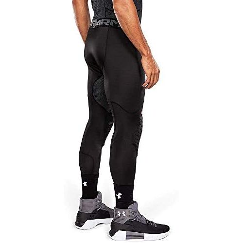 언더아머 Under Armour Basketball Hex Padded Tights, Compression Tights with Pads for Basketball, Lacrosse, Football