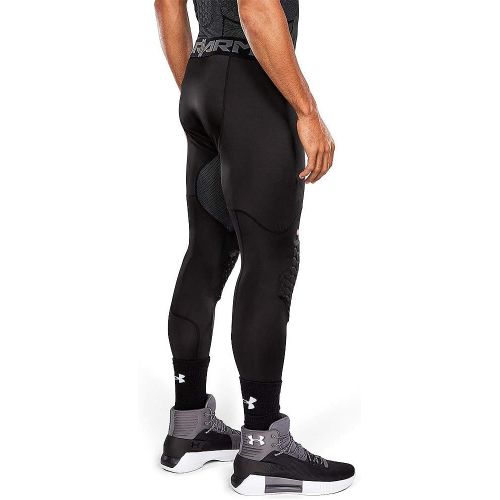 언더아머 Under Armour Basketball Hex Padded Tights, Compression Tights with Pads for Basketball, Lacrosse, Football