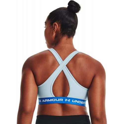 언더아머 Under Armour Women’s Crossback Mid Impact Sports Bra