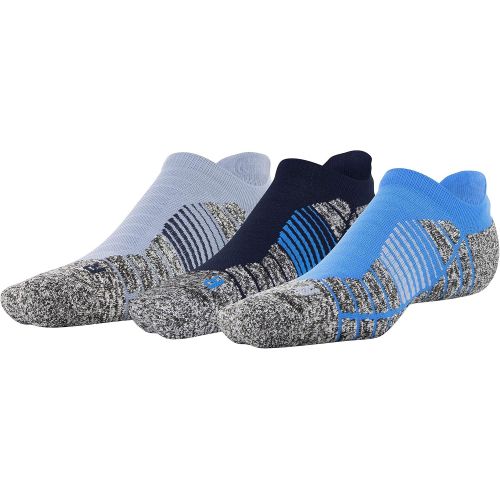 언더아머 Under Armour Adult Elevated+ Performance No Show Socks, 3-Pairs