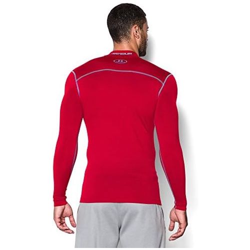 언더아머 Under Armour Mens ColdGear Armour Compression Mock Long-Sleeve T-Shirt