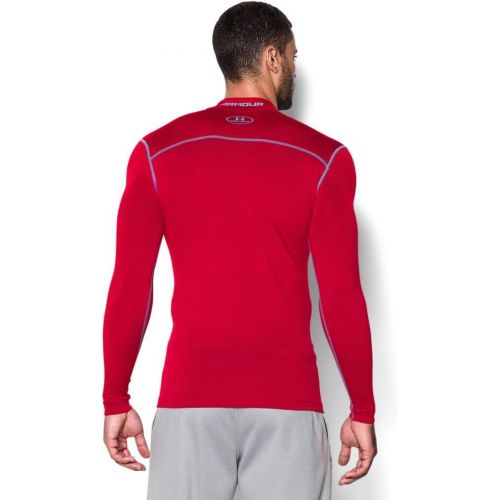 언더아머 Under Armour Mens ColdGear Armour Compression Mock Long-Sleeve T-Shirt