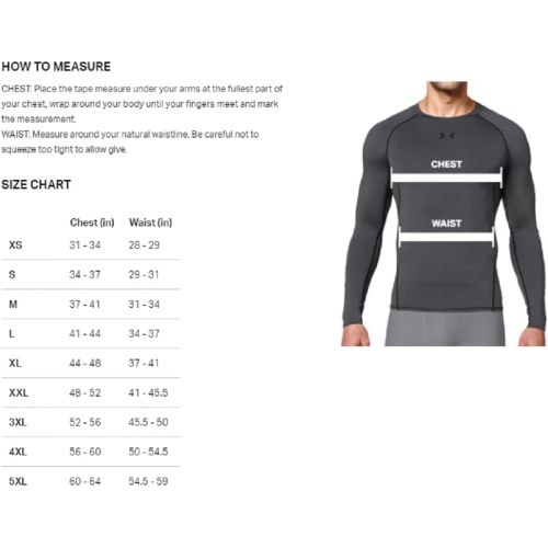 언더아머 Under Armour Mens ColdGear Armour Compression Mock Long-Sleeve T-Shirt