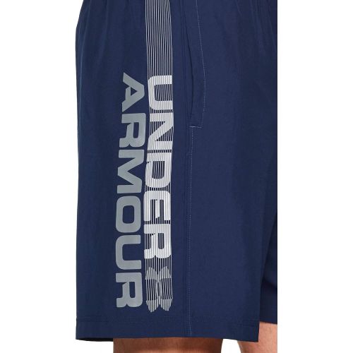 언더아머 Under Armour Mens Woven Graphic Wordmark Shorts