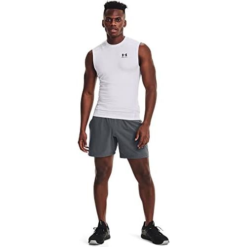 언더아머 Under Armour Mens HeatGear Compression Sleeveless T-Shirt