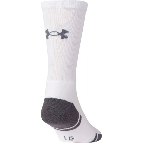 언더아머 Under Armour Adult Resistor 3.0 Crew Socks, Multipairs