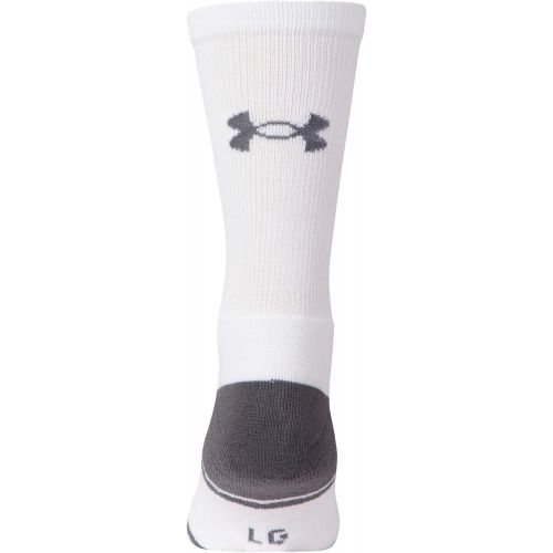 언더아머 Under Armour Adult Resistor 3.0 Crew Socks, Multipairs