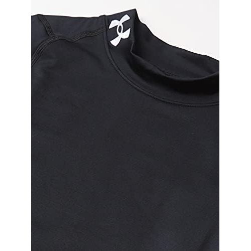 언더아머 Under Armour Boys ColdGear Mock Long Sleeve T-Shirt