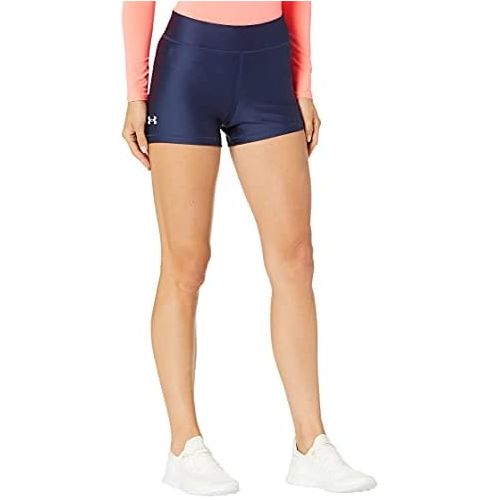 언더아머 Under Armour Womens HeatGear Mid Rise Shorty