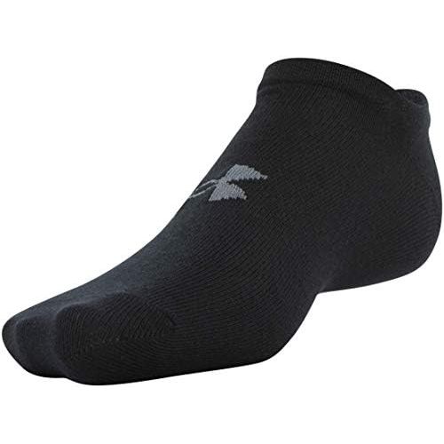 언더아머 Under Armour Adult Essential Lite No Show Socks, 6 Pairs