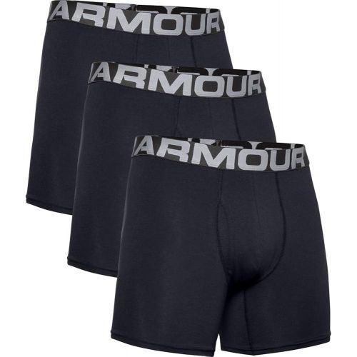 언더아머 Under Armour Mens Charged Cotton 6-inch Boxerjock 3-Pack