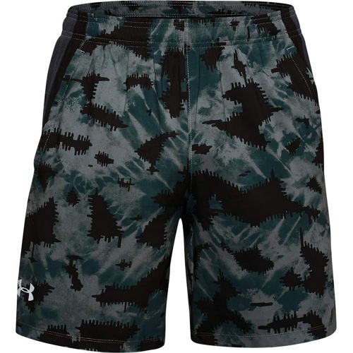 언더아머 Under Armour Mens Launch Stretch Woven 7-inch Printed Shorts