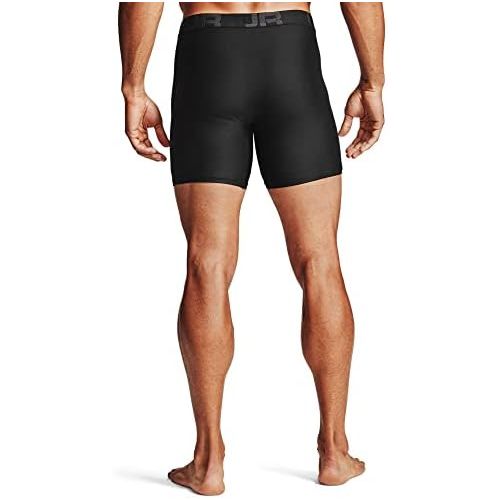 언더아머 Under Armour Mens Tech 6-inch Boxerjock 2-Pack