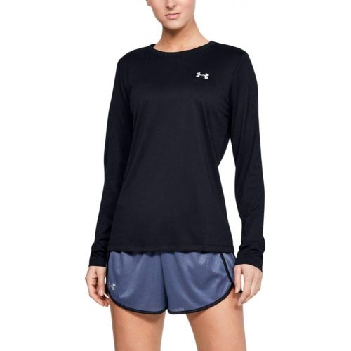 언더아머 Under Armour Womens Tech Crew Long Sleeve T-Shirt