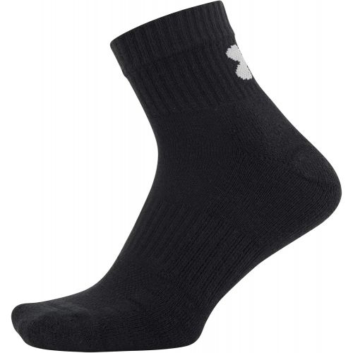 언더아머 Under Armour Adult Cotton Quarter Socks, Multipairs