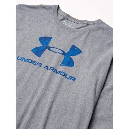 언더아머 Under Armour Mens Sportstyle Fill Logo Long Training Workout T-Shirt