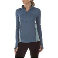 Under Armour Womens ColdGear 1/2-Zip Pullover Static Blue