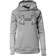 Under Armour Womens Hoodie Active Big Logo Pullover 1318396 (Small, Grey Print)