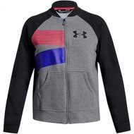 Under Armour UA Rival Fleece Bomber YLG Steel Light Heather