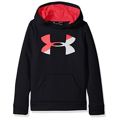 언더아머 Under Armour Girls Fleece Big Logo Hoody