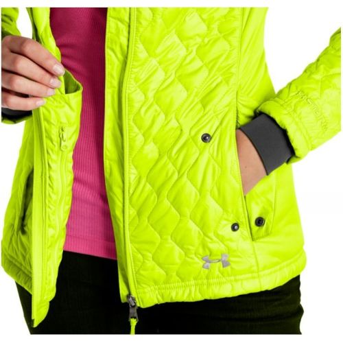 언더아머 Under Armour Women ColdGear Infrared Alpinlite Jacket (M, High vis yellow)