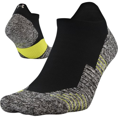 언더아머 Under Armour Adult Run Cushion No Show Tab Socks, 1-Pair