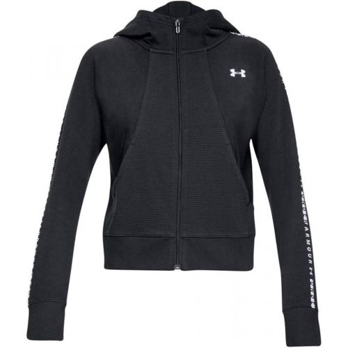 언더아머 Under Armour Womens Tb Ottoman Fleece Full Zip-Wordmark