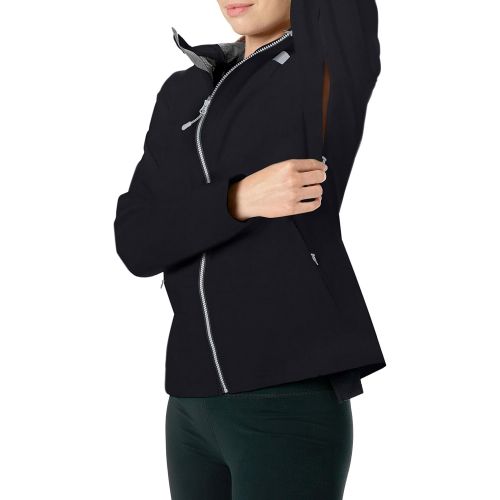 언더아머 Under Armour Womens Surge Update Hoodie, Black/Overcast Gray, Large