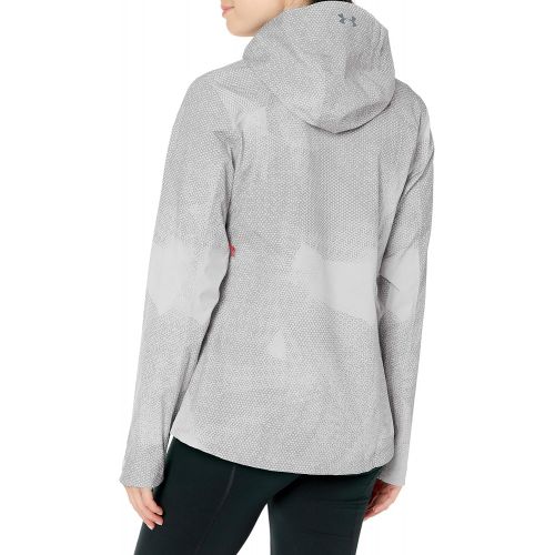 언더아머 Under Armour Womens Surge Update Hoodie, Overcast Gray/Hollywood, Medium