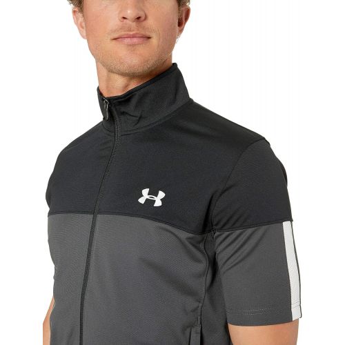 언더아머 Under Armour Mens Sportstyle Pique Short Sleeve Full Zip