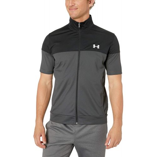 언더아머 Under Armour Mens Sportstyle Pique Short Sleeve Full Zip