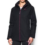 Under Armour Womens ColdGear Infrared Snowcrest Jacket, Black/Magenta Shock MD (US 8-10)