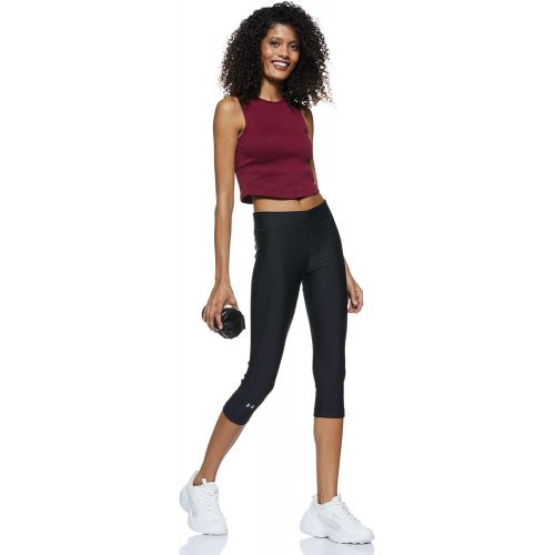 언더아머 Under Armour Womens HeatGear Armour Capri Leggings