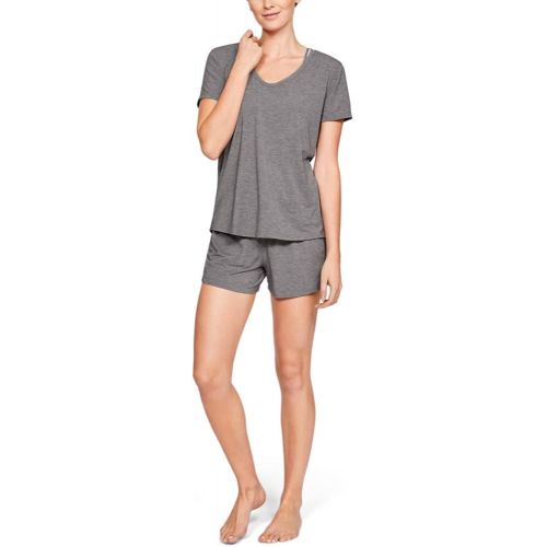 언더아머 Under Armour Womens Athlete Recovery Sleepwear Short Sleeve Shirt