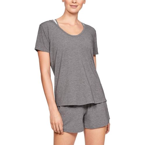 언더아머 Under Armour Womens Athlete Recovery Sleepwear Short Sleeve Shirt