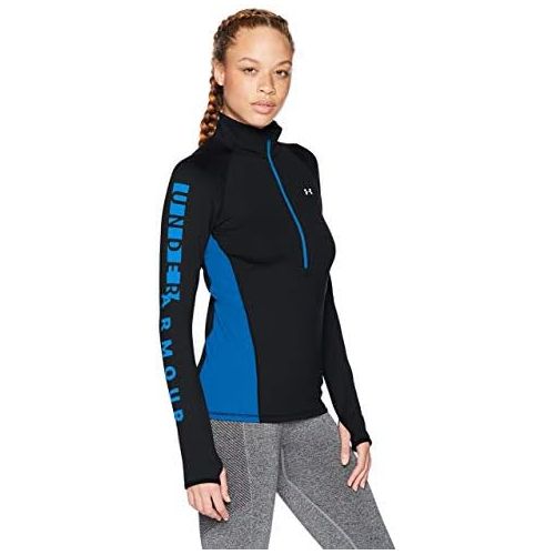 언더아머 Under Armour Womens ColdGear Graphic 1/2 Zip