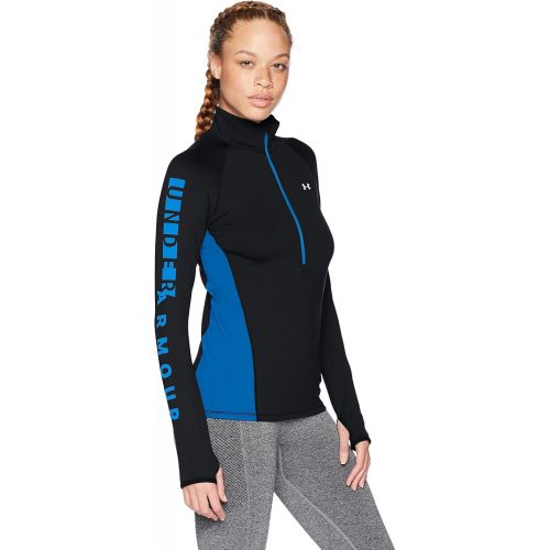 언더아머 Under Armour Womens ColdGear Graphic 1/2 Zip