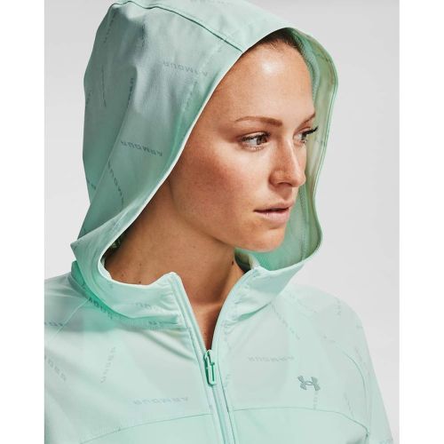 언더아머 Under Armour Womens Woven Printed Hooded Jacket