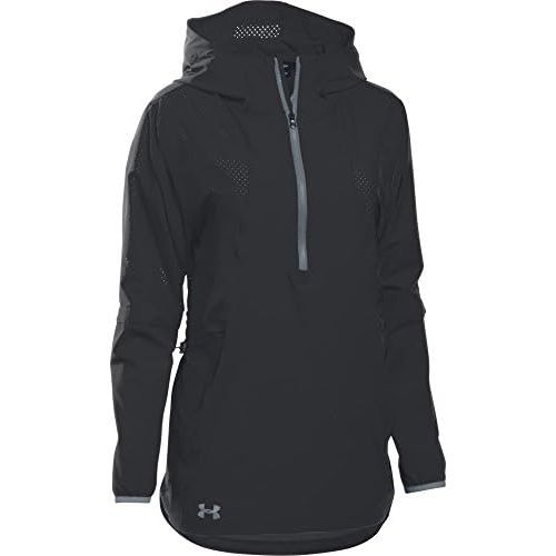 언더아머 Under Armour Womens Squad Woven 1/2 Zip Jacket