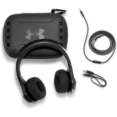 언더아머 JBL Under Armor Sport Wireless Train On-Ear Headphones with Built-in Remote and Microphone (Black)