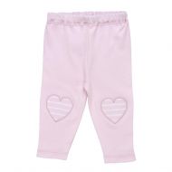 Under the Nile Legging w Heart Knee Patches, Pale Pink