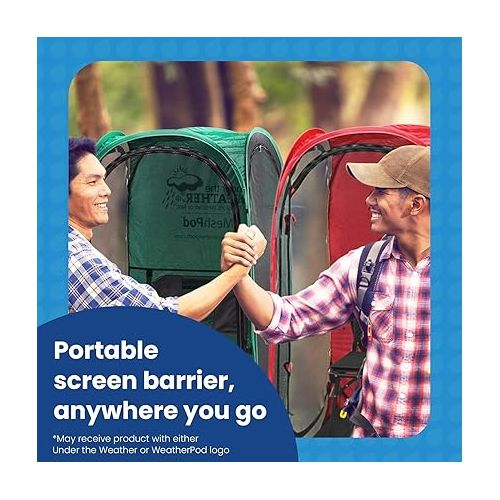 The Original - WeatherPod 1-Person Bug-Screen Pod - Pop-Up 1-Person Mosquito Screen Tent Made with Fine Gauge, No-See-Um Proof Mesh